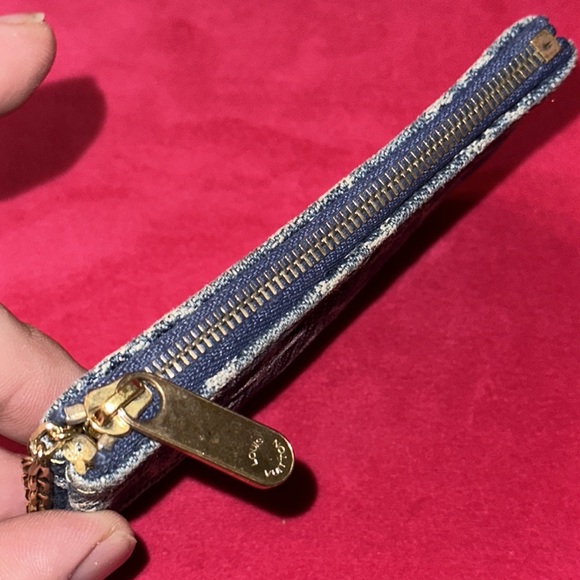 Louis Vuitton denim cles clea coin key pouch holder wallet case - Picture 8 of 12